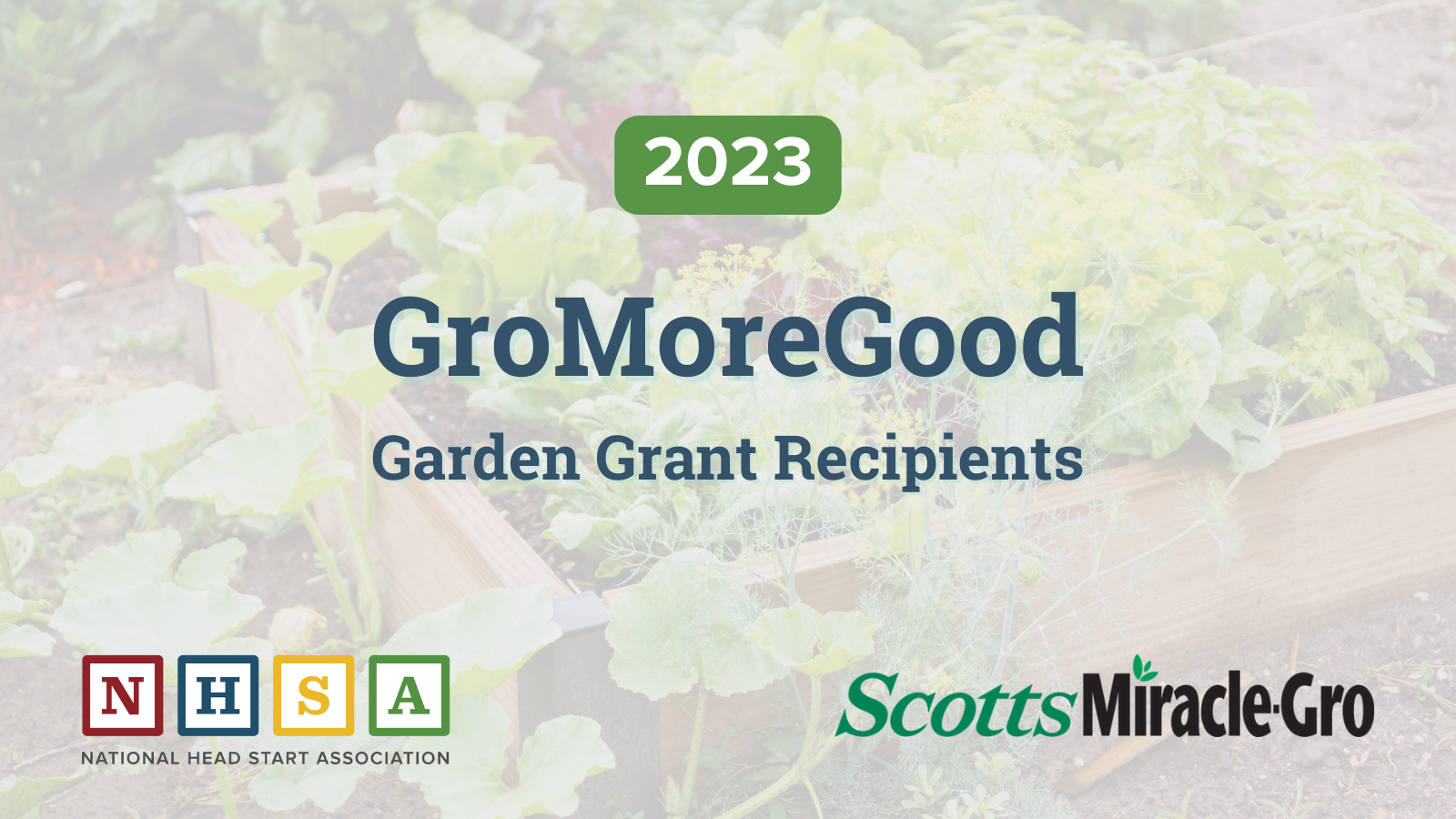 GroMoreGood Garden Grants - NHSA