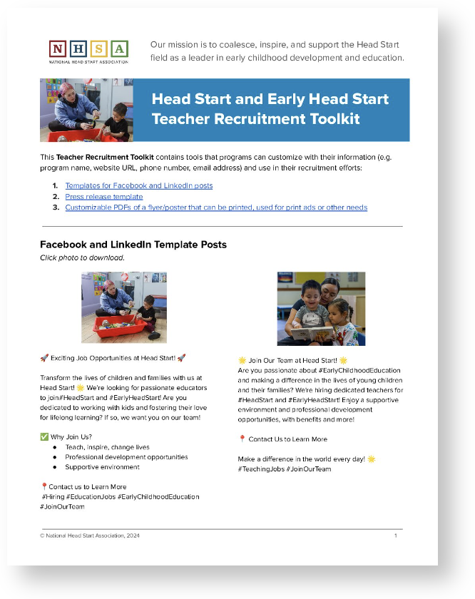 Teacher Recruitment Toolkit - NHSA