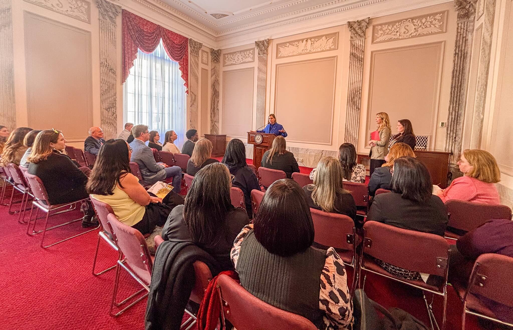 attendees in a session at the winter leadership institute