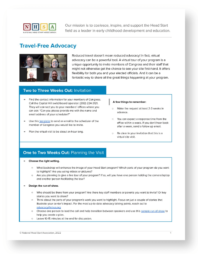 Travel-Free Advocacy