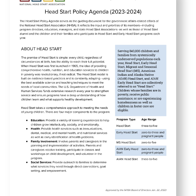 203 Policy Agenda